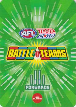 2018 Team Zone AFL Team - Battle Teams #BT-42 Jack Riewoldt / Josh Caddy Back